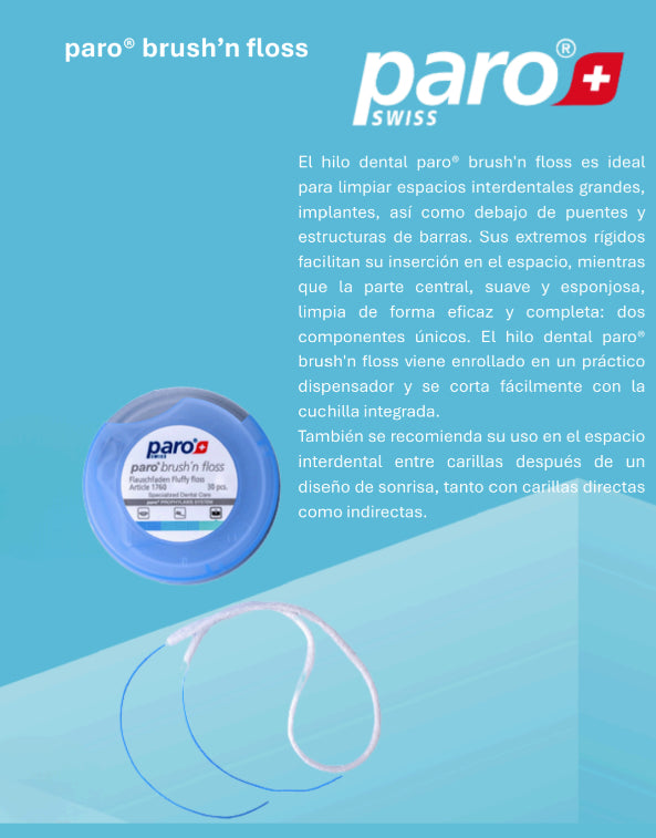 Hilo dental - paro brush'n floss