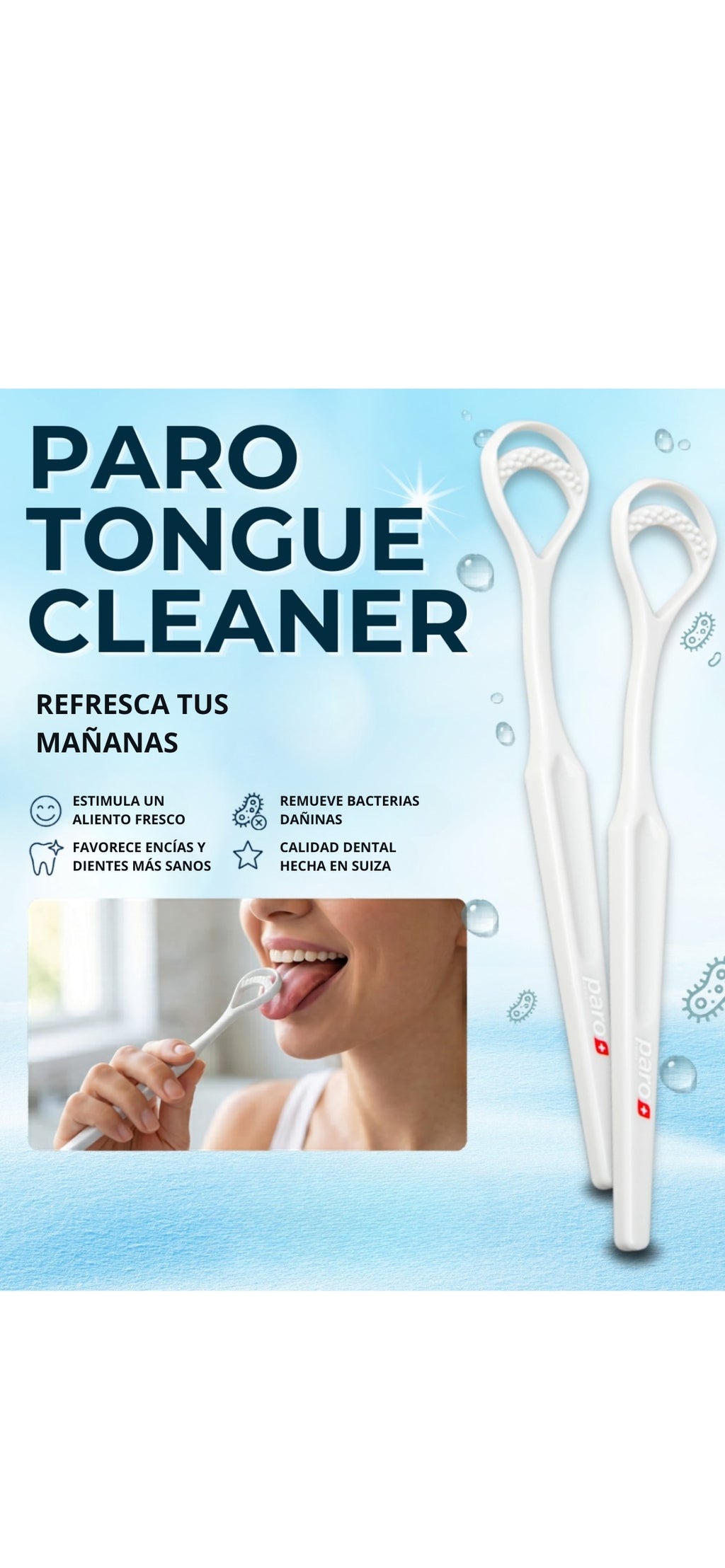 Limpiador de Lengua - Tongue cleaner de paro®