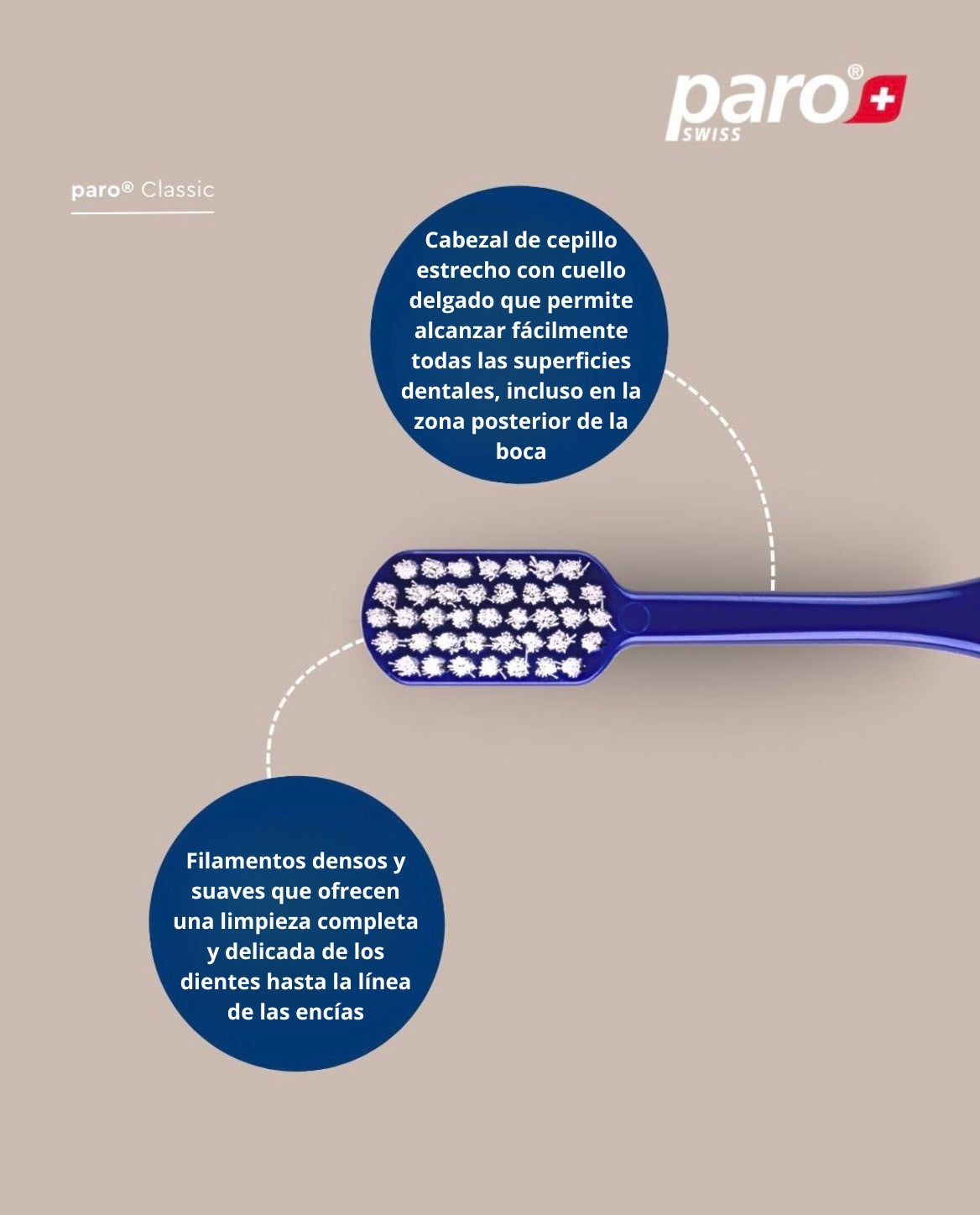 Cepillo de dientes Paro exS39 ultrasuave con cepillo interdental incluido