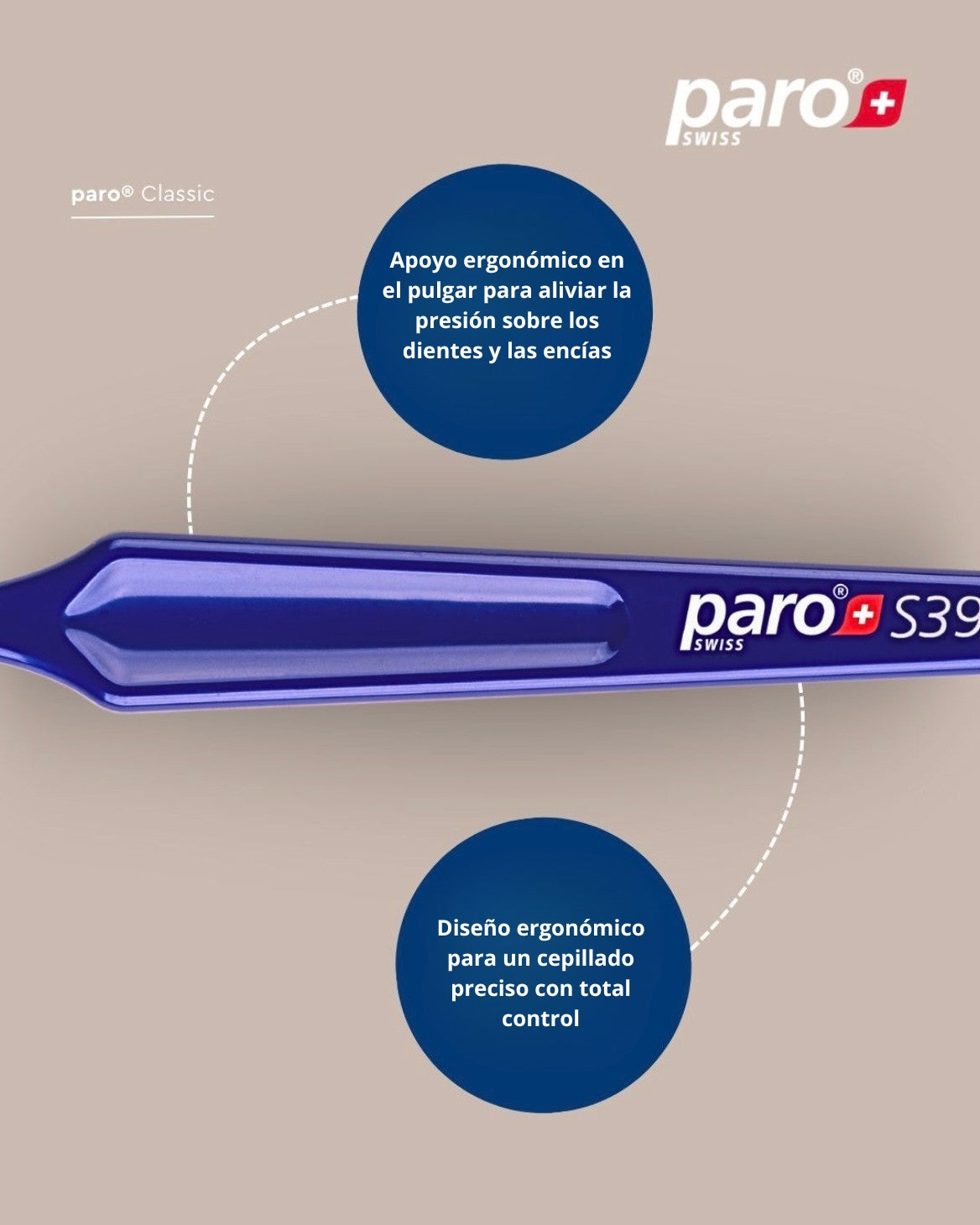 Cepillo de dientes Paro exS39 ultrasuave con cepillo interdental incluido